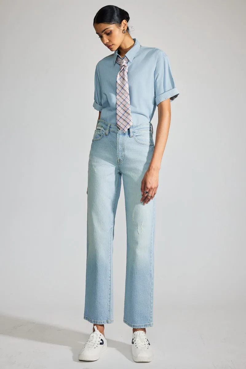 Marisela Premier High Rise Straight Jeans