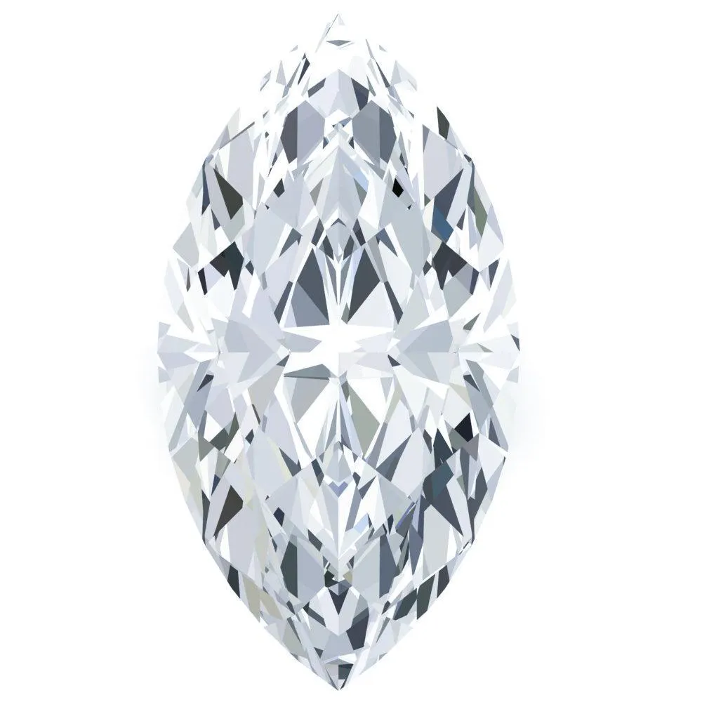 Marquise Diamond Faceted FAB Moissanite Loose Stone