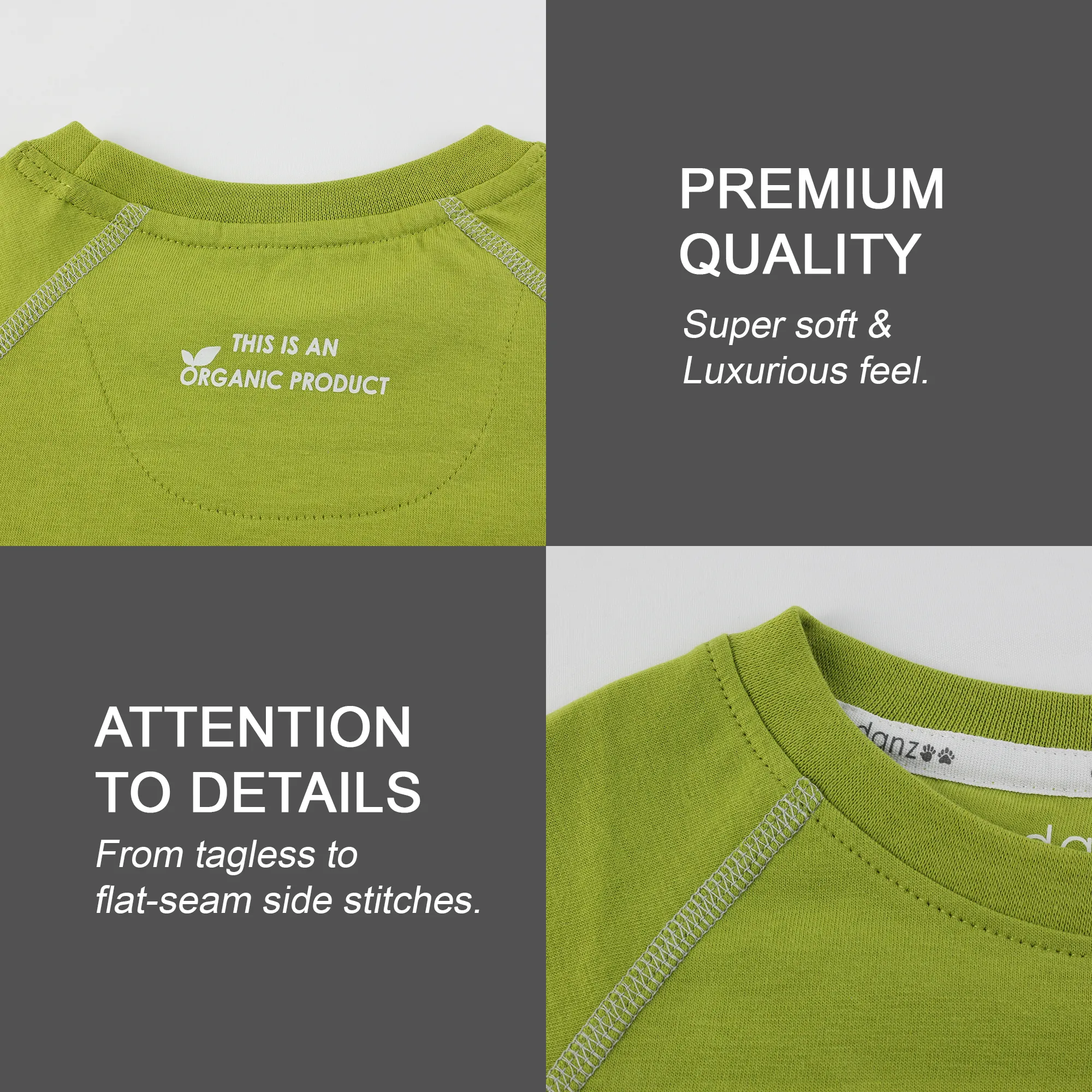Matching Family Organic Tee Shirts - Family Tree Love (Green)