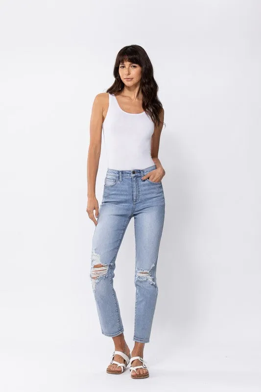 Medium Light High Rise Skinny Jean