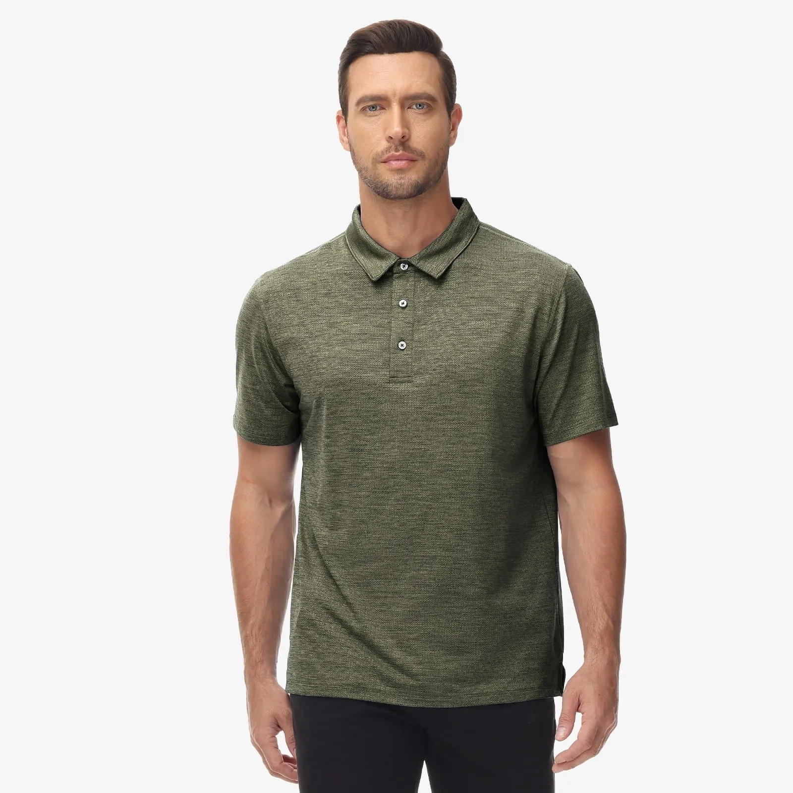 Men's Golf Dry Fit Polo Shirts Athletic Collared Shirt