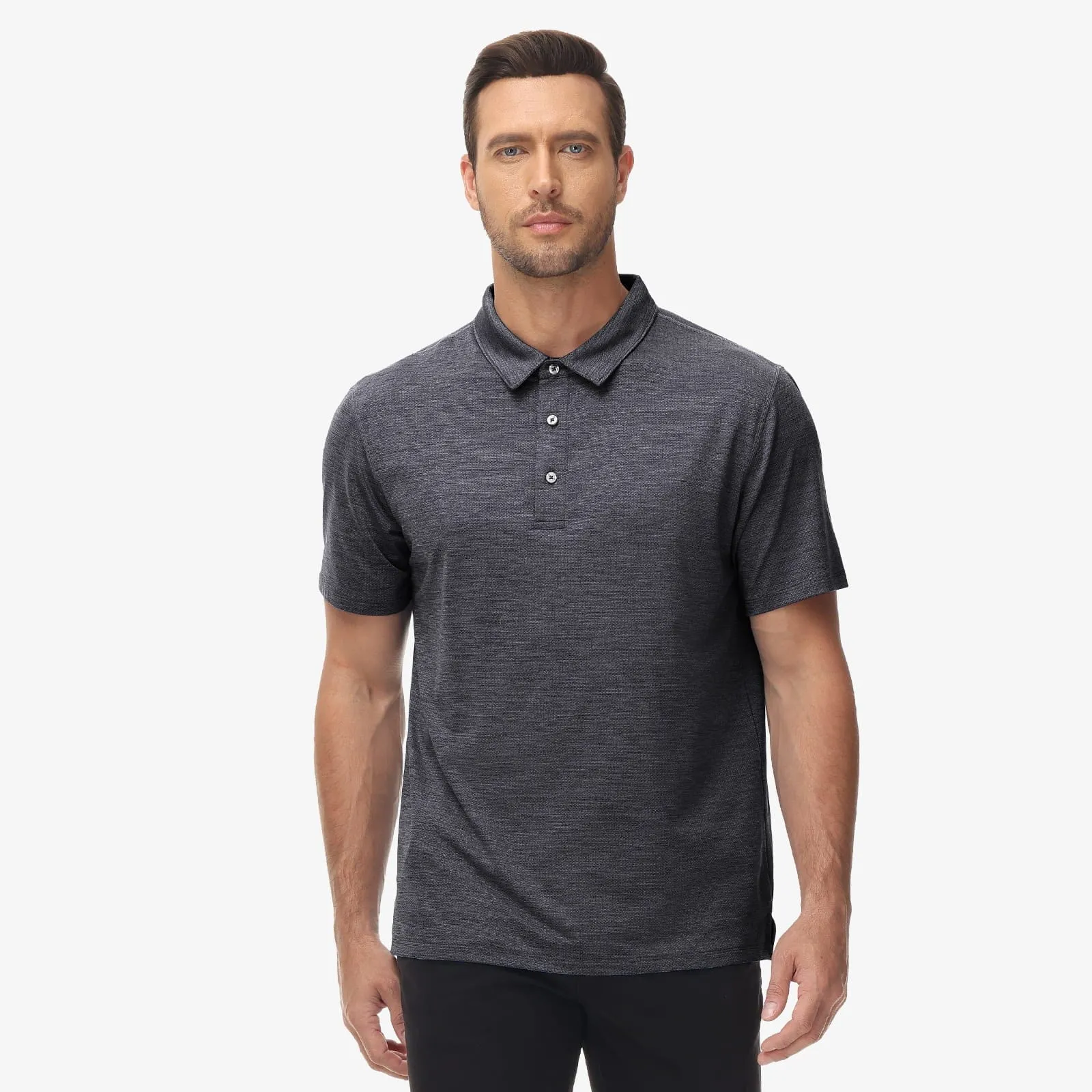 Men's Golf Dry Fit Polo Shirts Athletic Collared Shirt