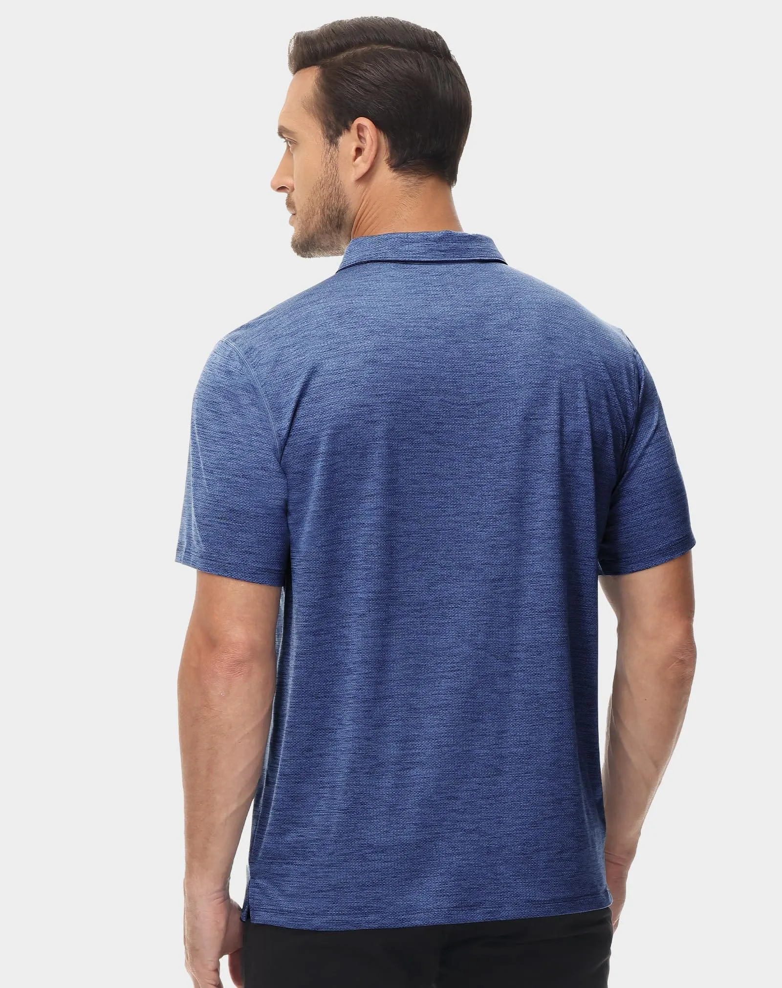 Men's Golf Dry Fit Polo Shirts Athletic Collared Shirt