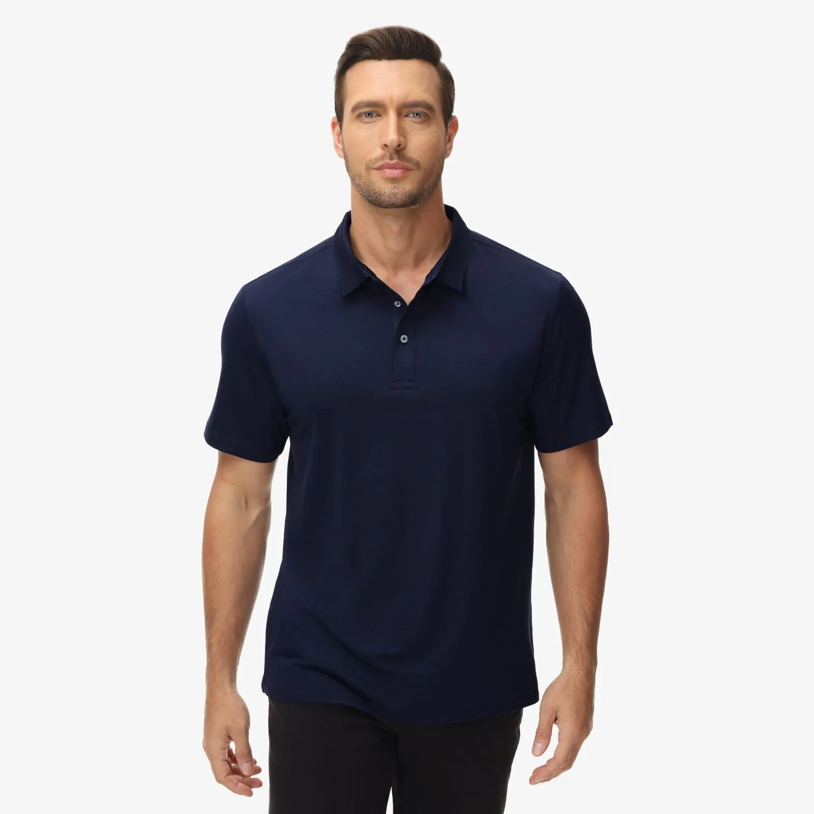 Men's Golf Dry Fit Polo Shirts Athletic Collared Shirt