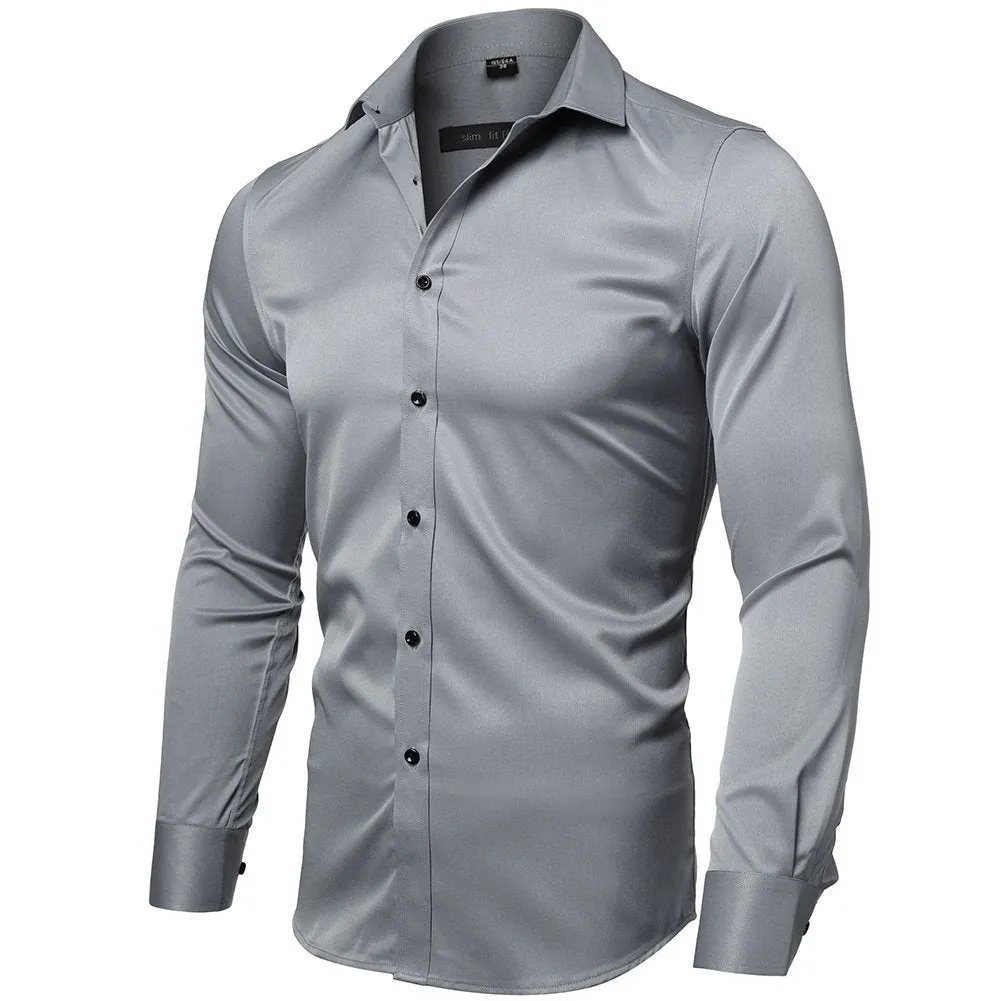 Men's Premium Fitted Dress Shirt