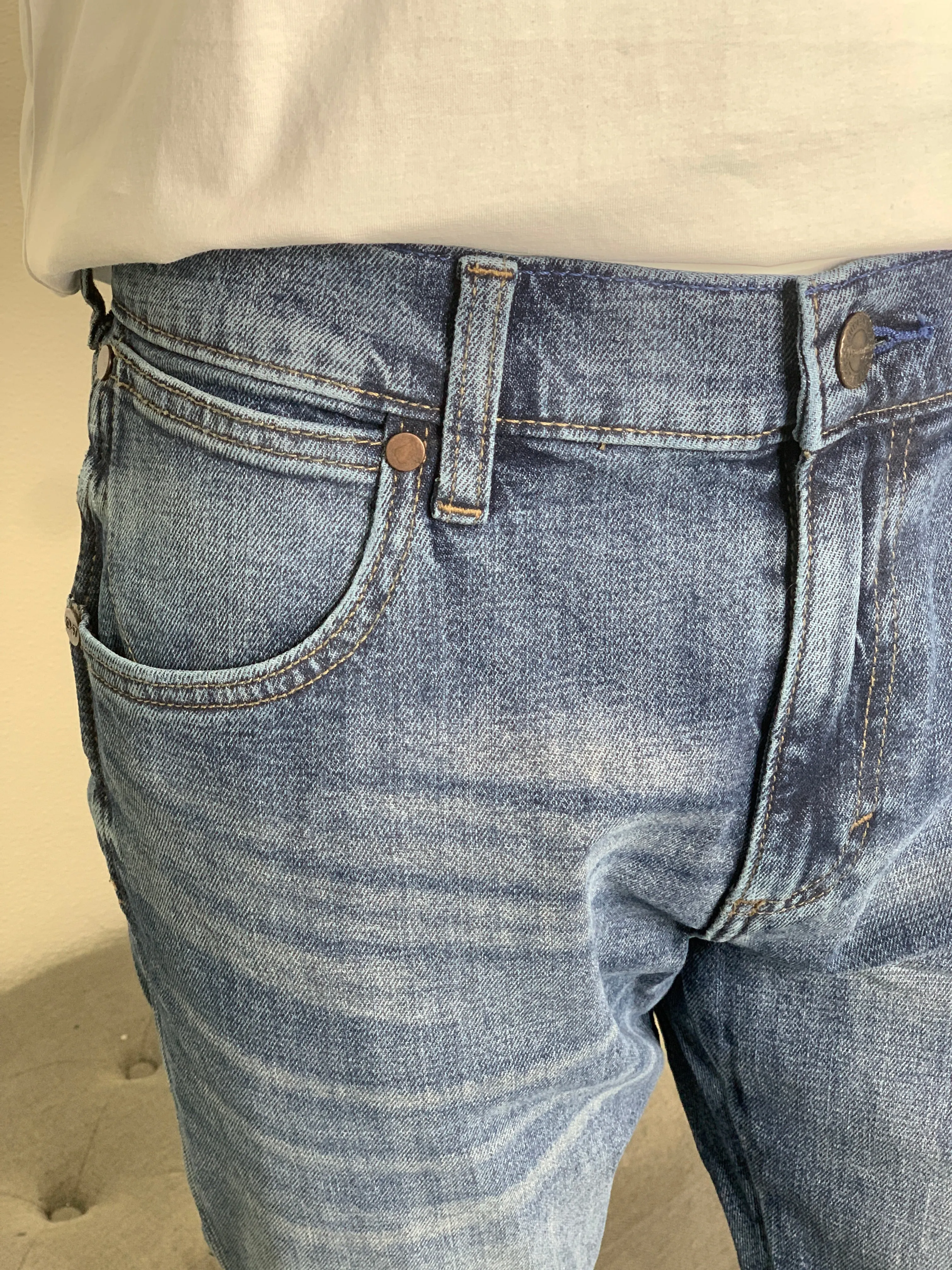 Men's Wrangler Light Denim Jeans