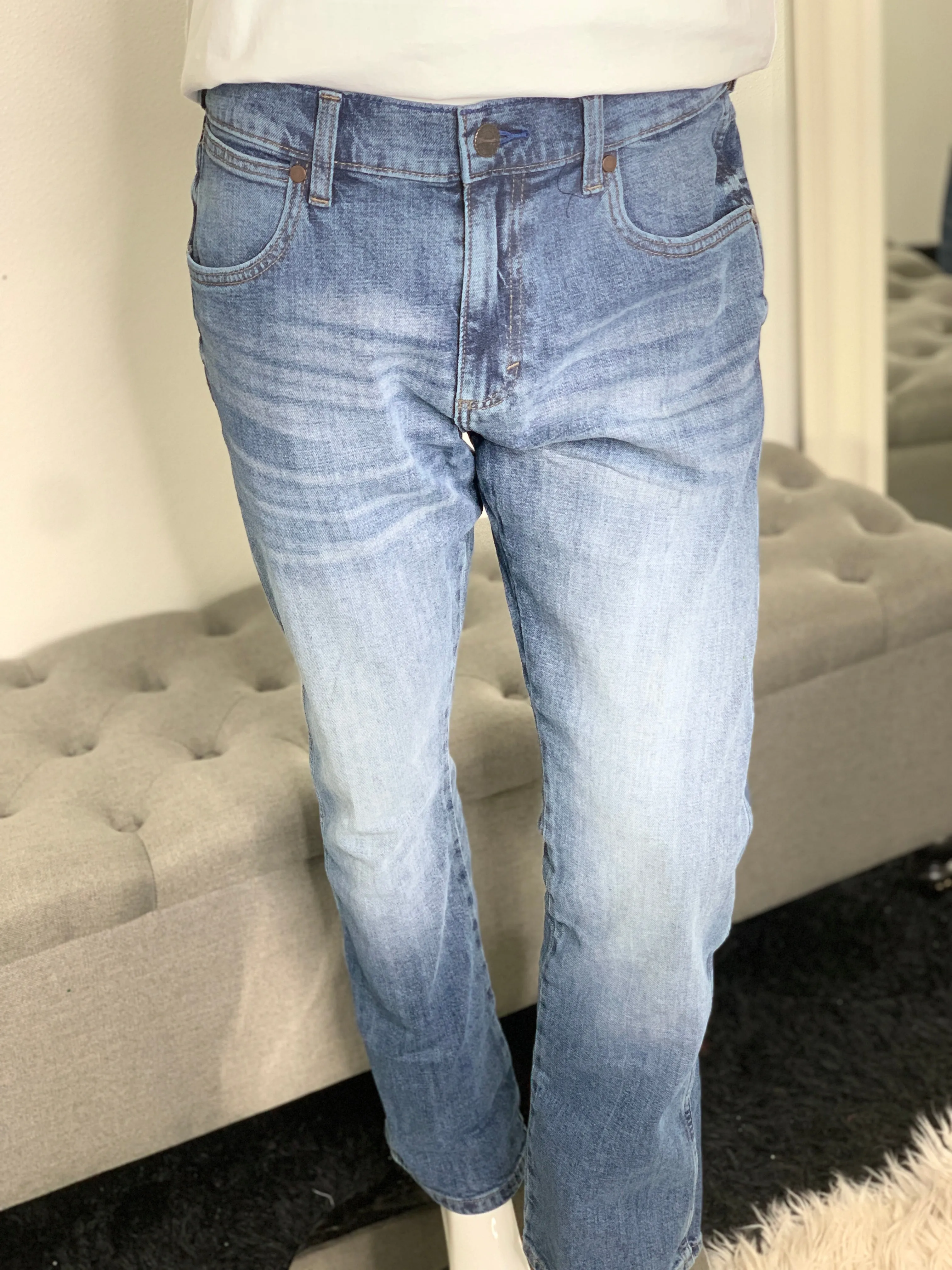Men's Wrangler Light Denim Jeans