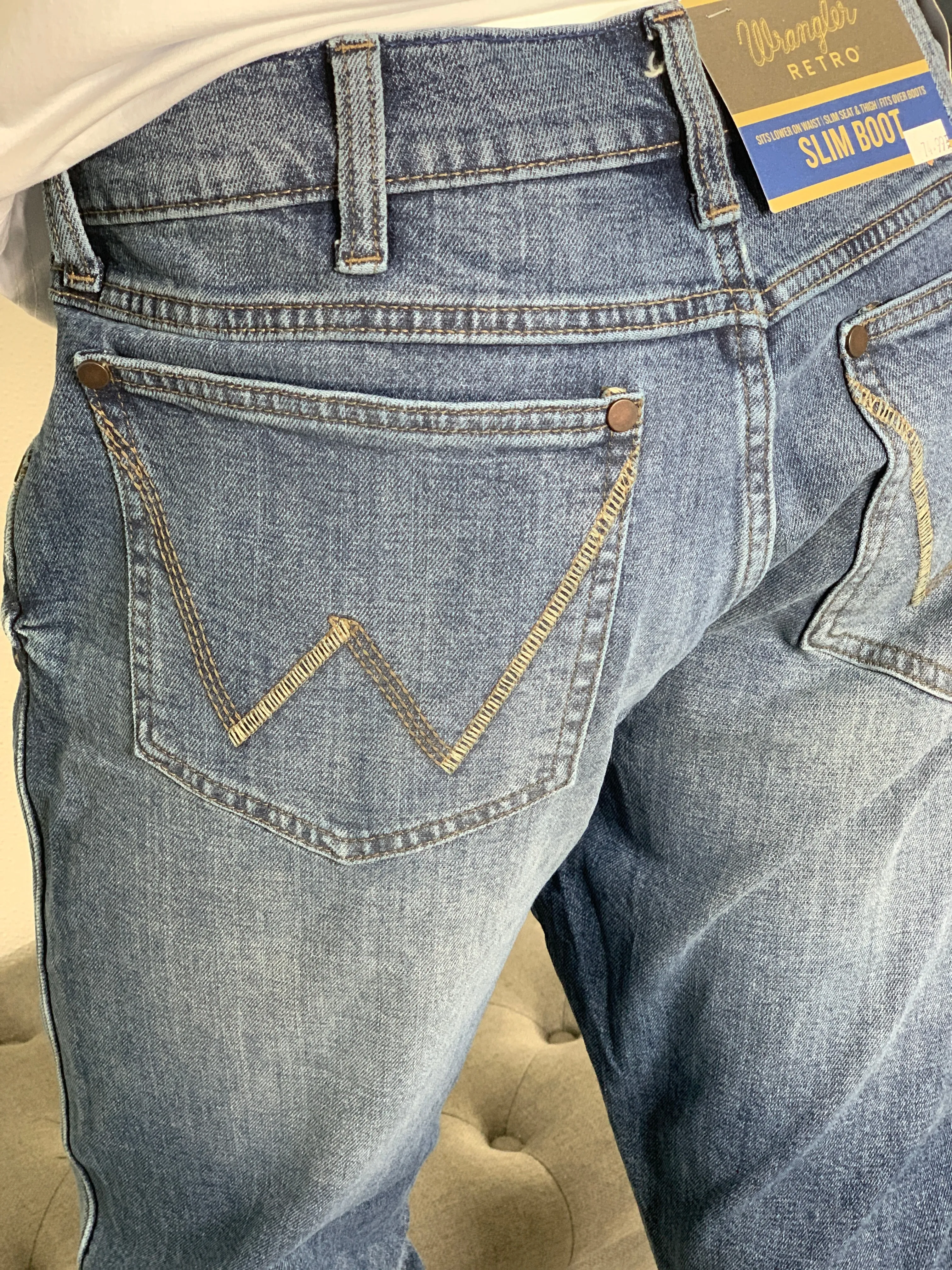 Men's Wrangler Light Denim Jeans
