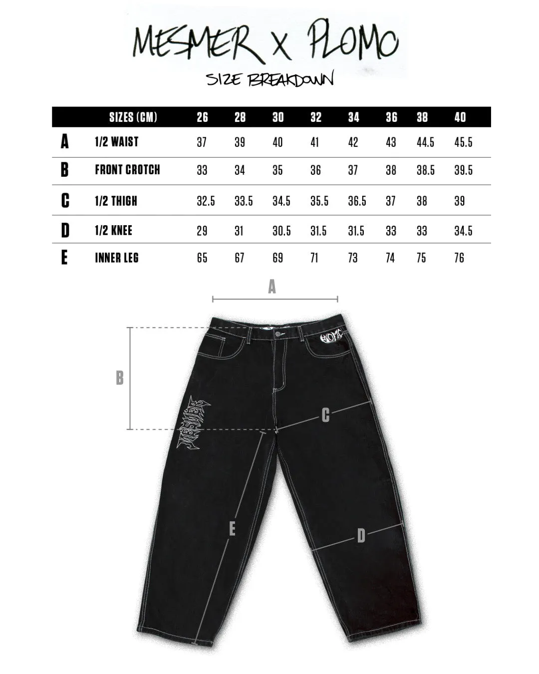 Mesmer x Plomo jeans