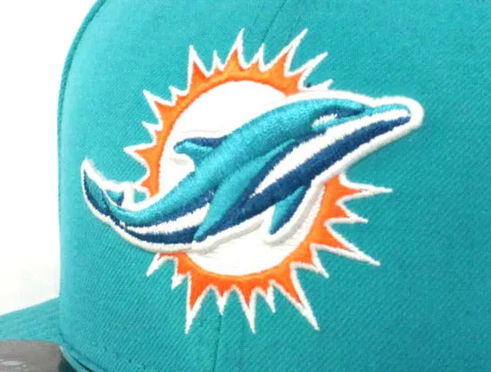 Miami Dolphins NFL New Era 59Fifty Fitted Hat (Team Color)