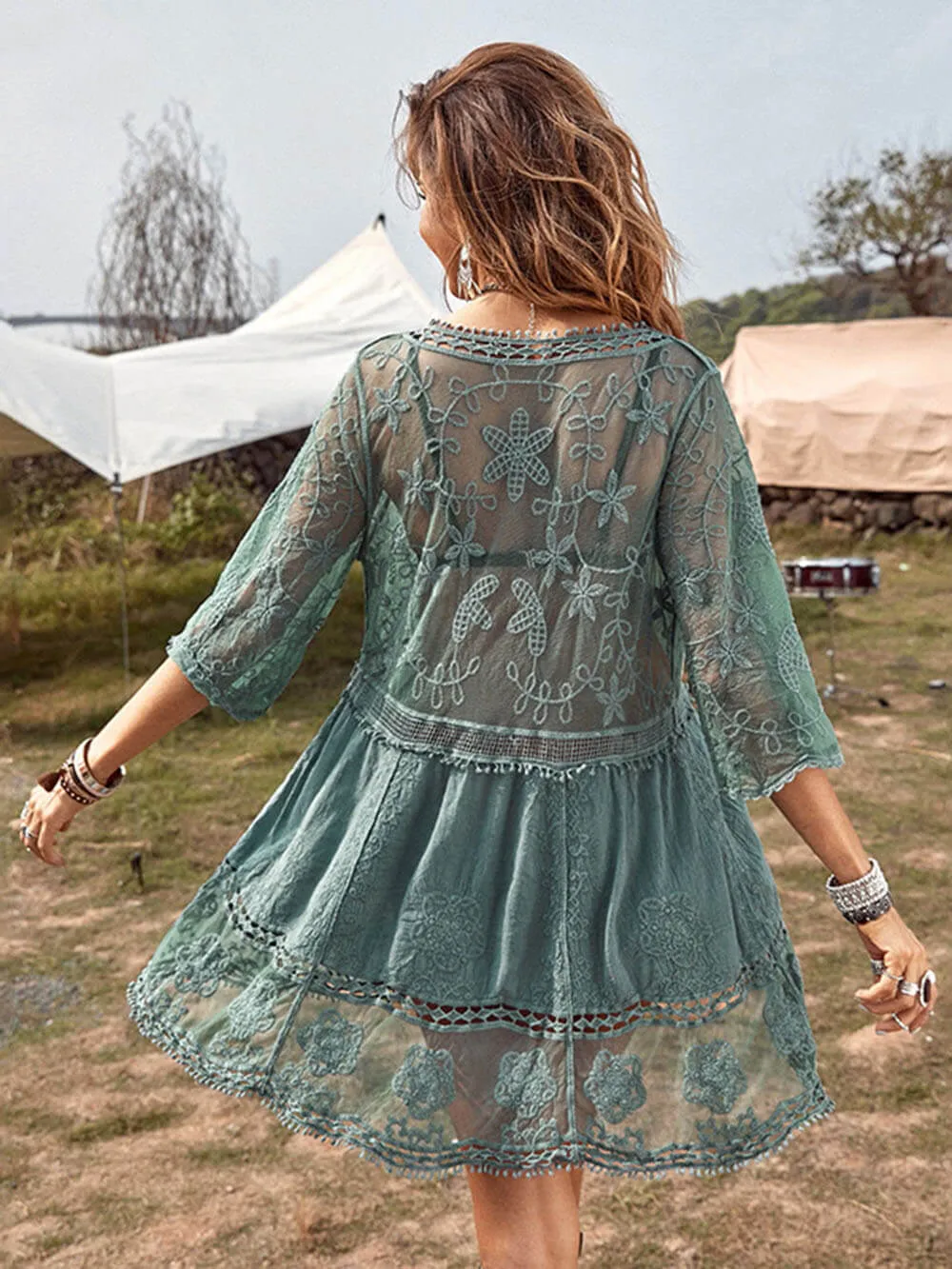 Molly Loose V-Neck Mini Dress