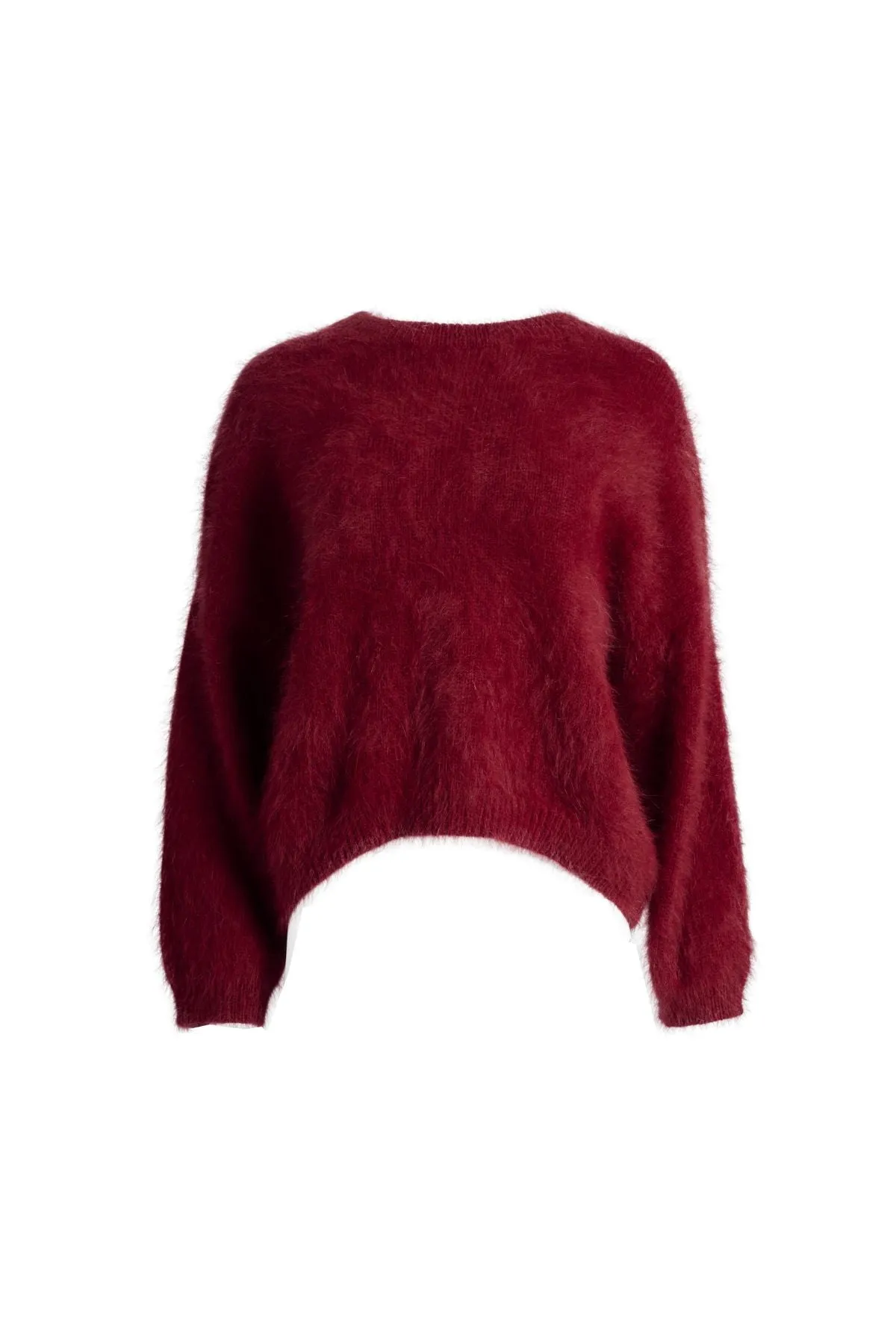 Montreal Knit Sweater Vino in Angora