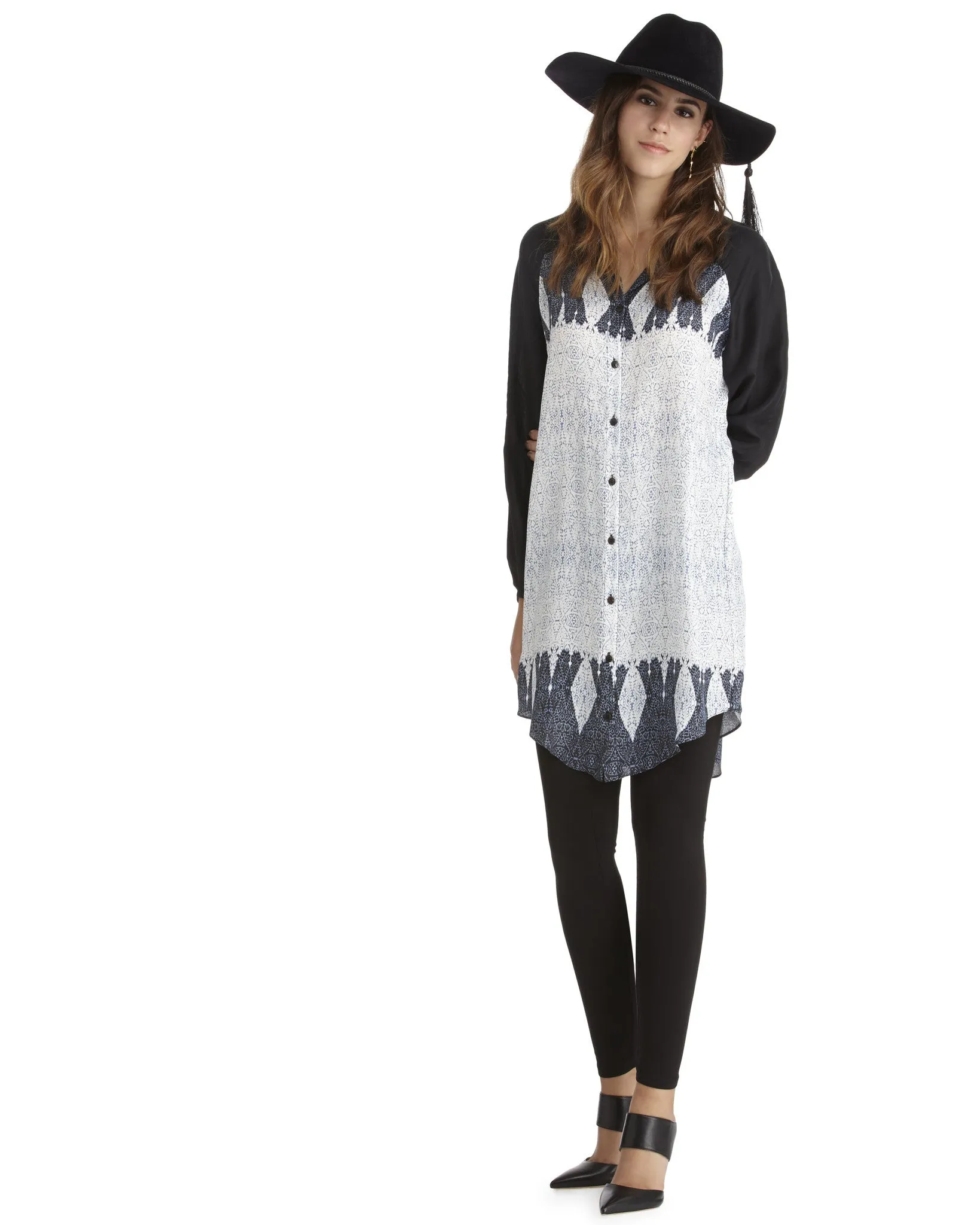 Morgan Carper Sutra Silk Shirt Dress - FINAL SALE