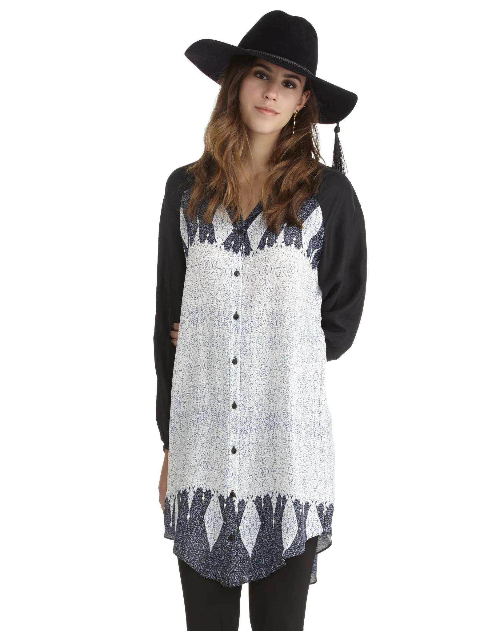 Morgan Carper Sutra Silk Shirt Dress - FINAL SALE