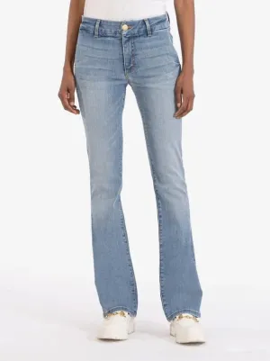 Natalie Mid Rise Trouser Flare