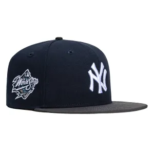 New Era 59Fifty New York Yankees 1998 World Series Patch Hat - Navy, Graphite