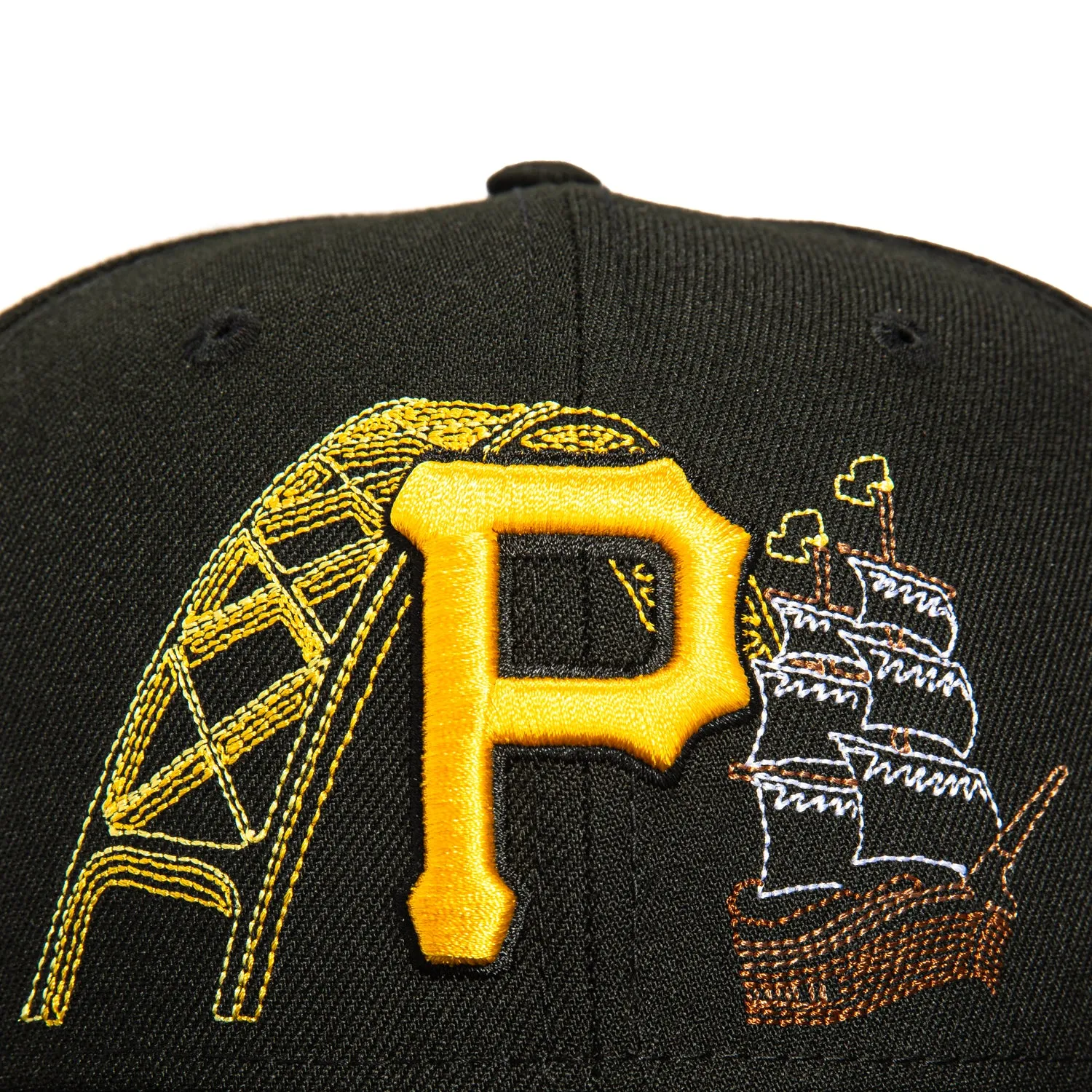 New Era 59Fifty State Stitch Pittsburgh Pirates 2006 All Star Game Patch Hat - Black