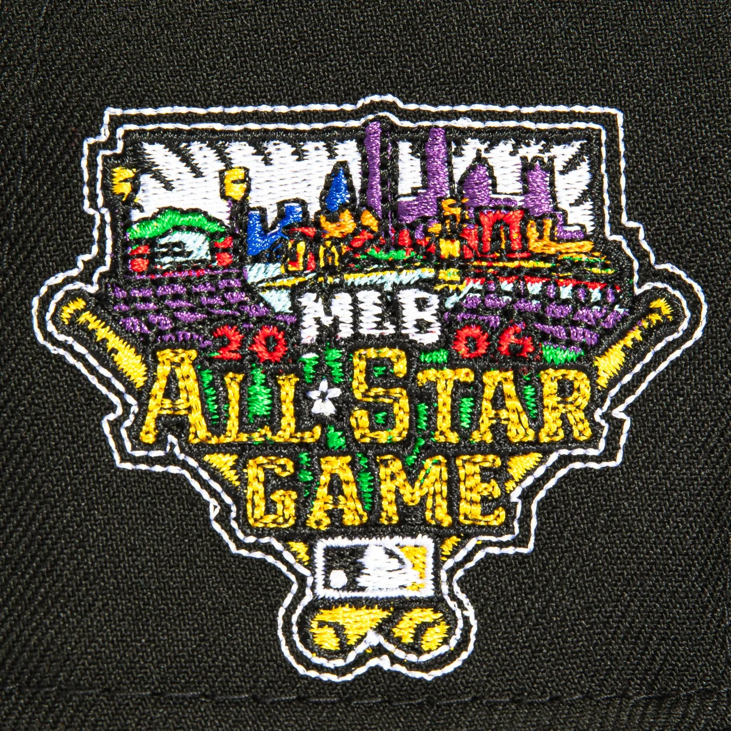 New Era 59Fifty State Stitch Pittsburgh Pirates 2006 All Star Game Patch Hat - Black