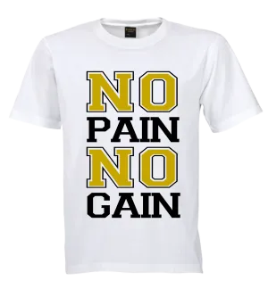 No Pain No Gain Pink and Green