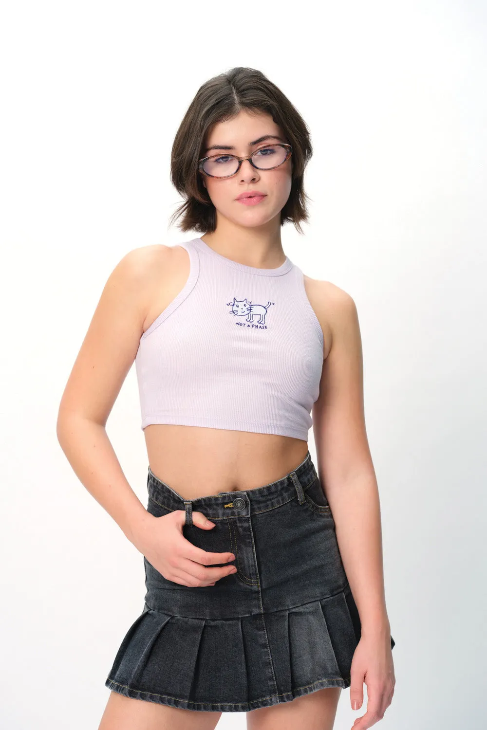 Not A Phase Ribbed Tank