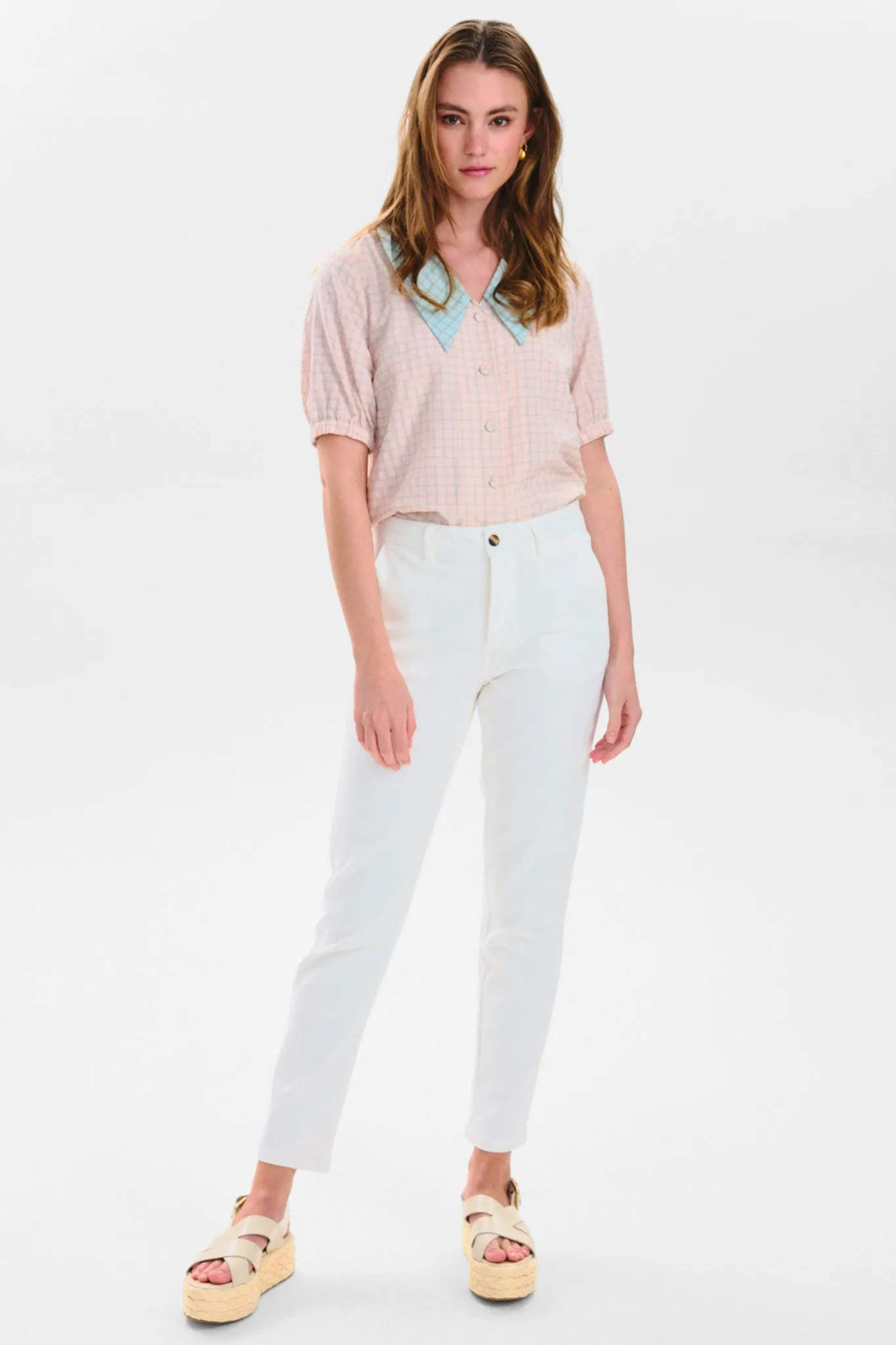 NUCARLISLE JEANS - Bright White