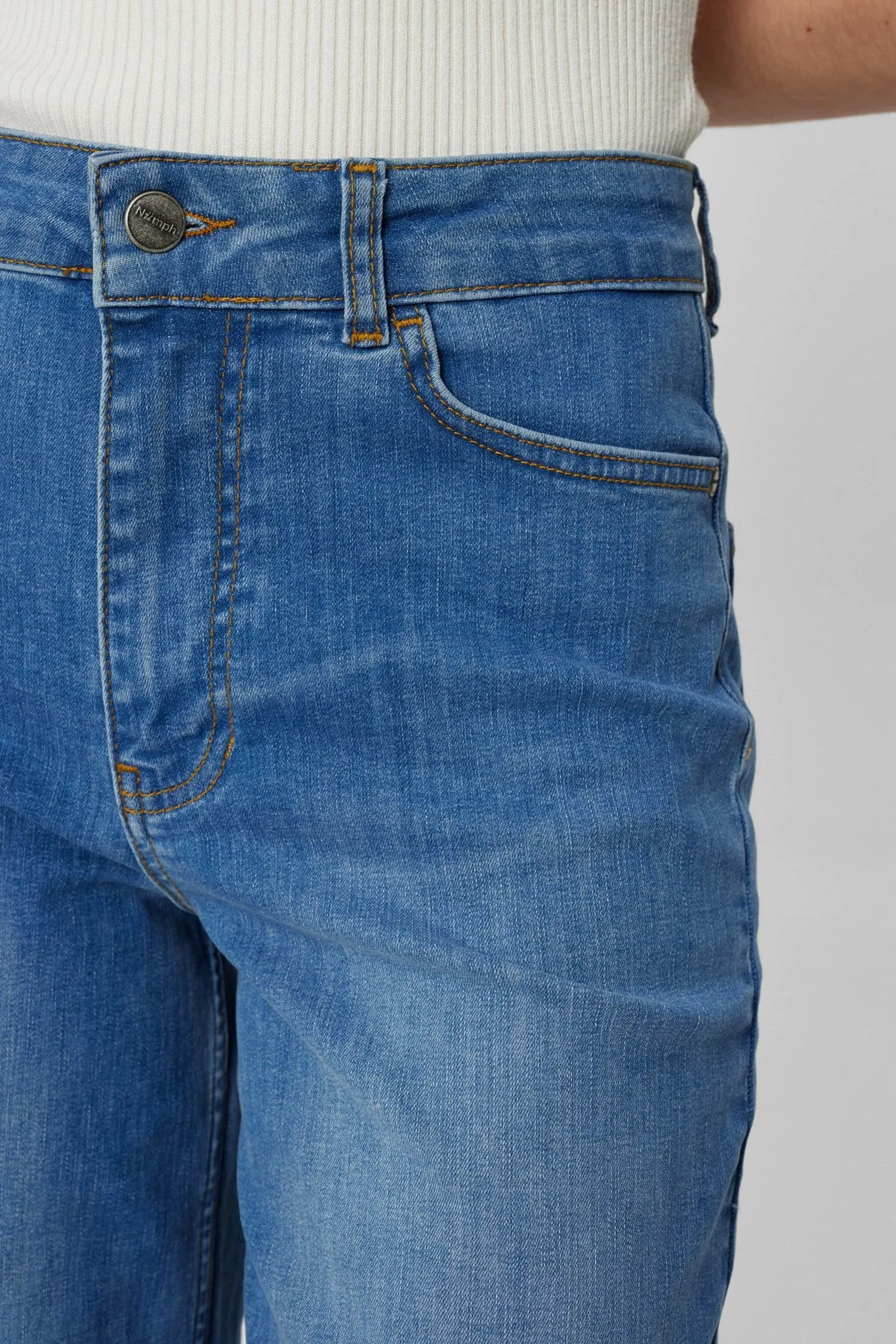 NUPARIS JEANS LONG LIGHT BLUE - Light Blue Denim