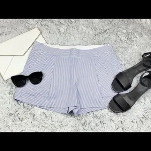 🔹NWT! J. Crew Blue &amp; Pleated Seersucker Shorts🔹