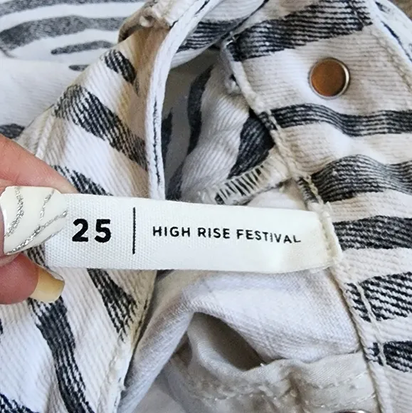 NWT PACSUN HIGH RISE FESTIVAL SHORTS