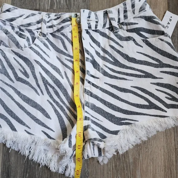 NWT PACSUN HIGH RISE FESTIVAL SHORTS