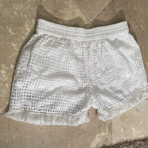NWT. Raga white eyelet elastic waist shorts. Size XS