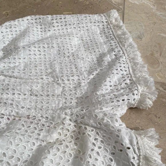 NWT. Raga white eyelet elastic waist shorts. Size XS