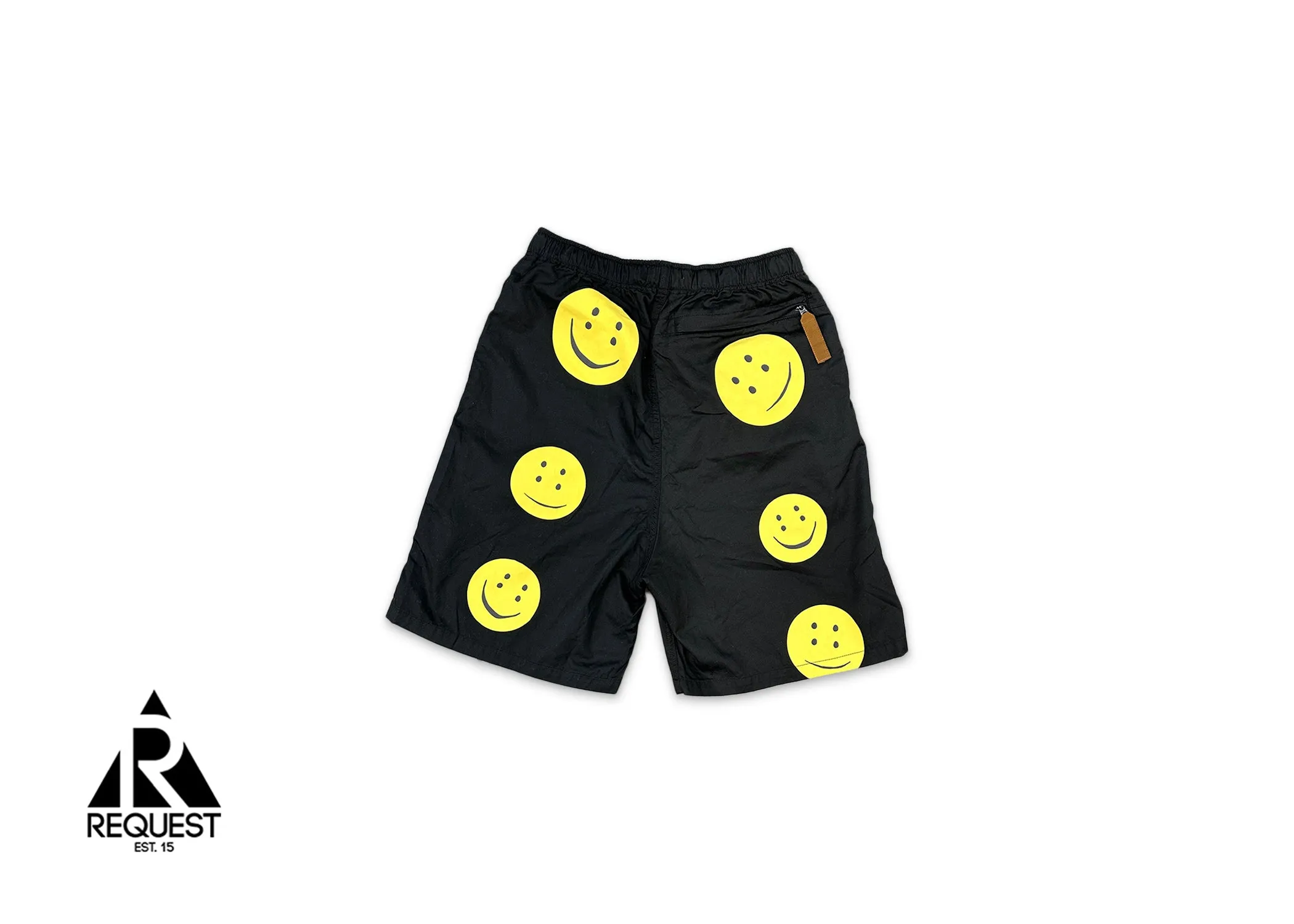 Nylon Smiley Shorts "Black"