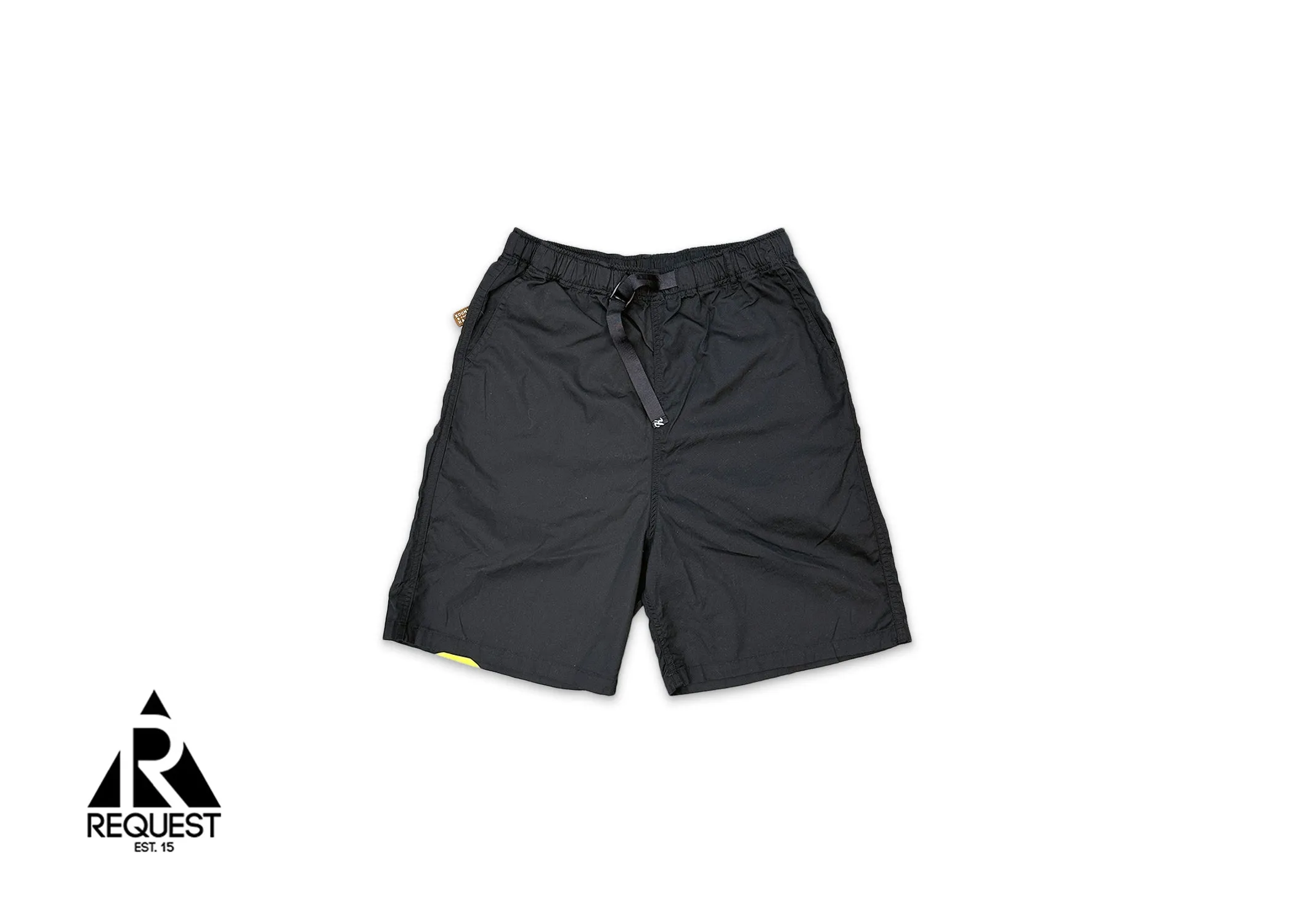 Nylon Smiley Shorts "Black"
