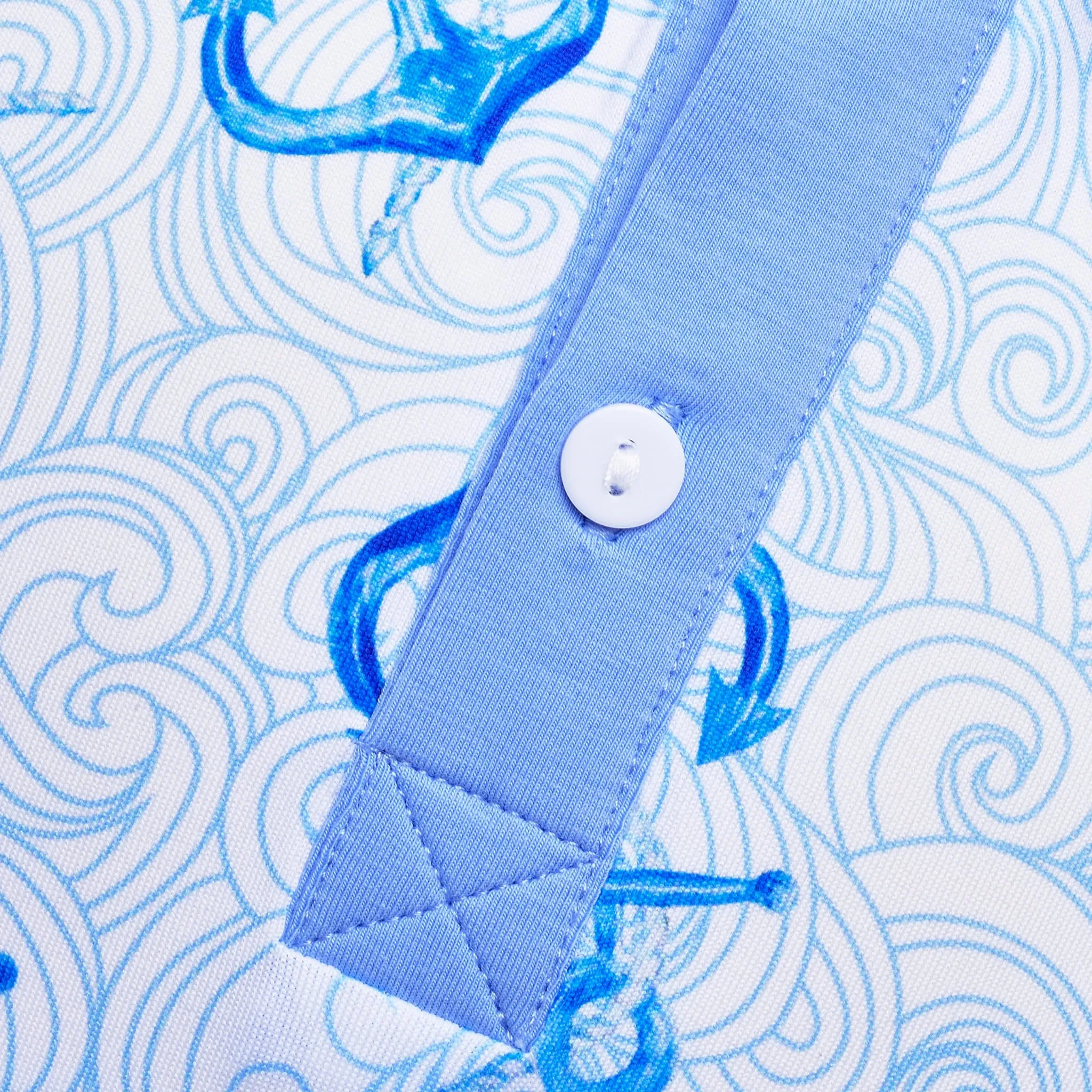 Ocean Baby Two Piece Anchor Themed Polo Set (6M-8Yrs)