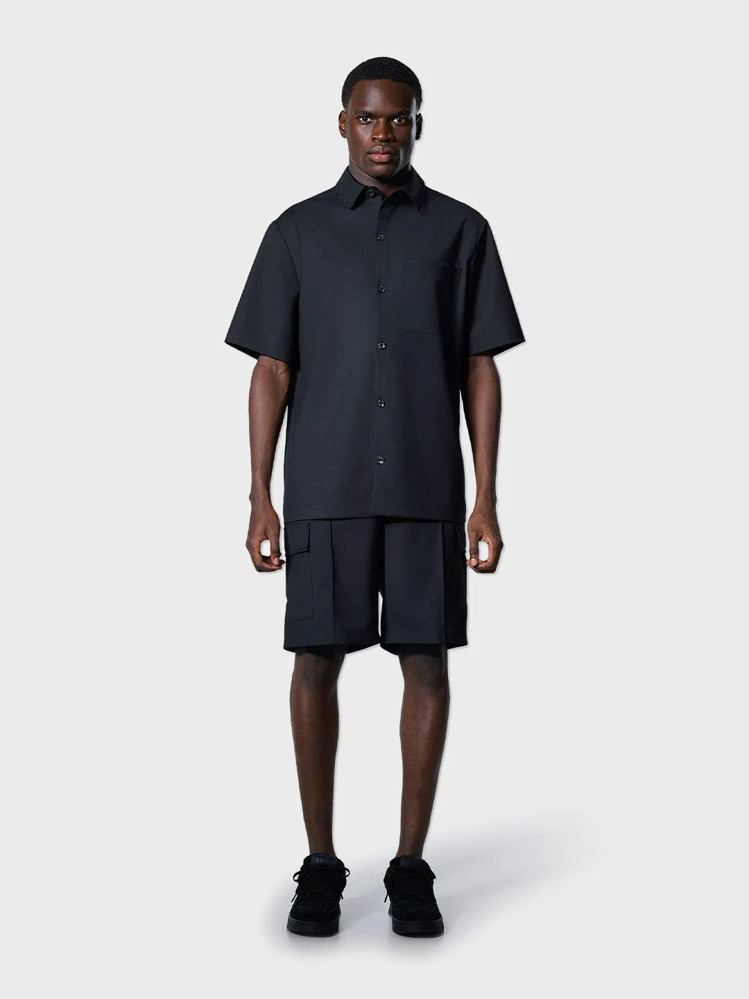 Off The Pitch Club Smart Shorts | Black