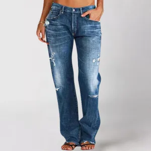 Olivia | Vintage Straight-Leg Jeans | Casual Style | Denim Stretch