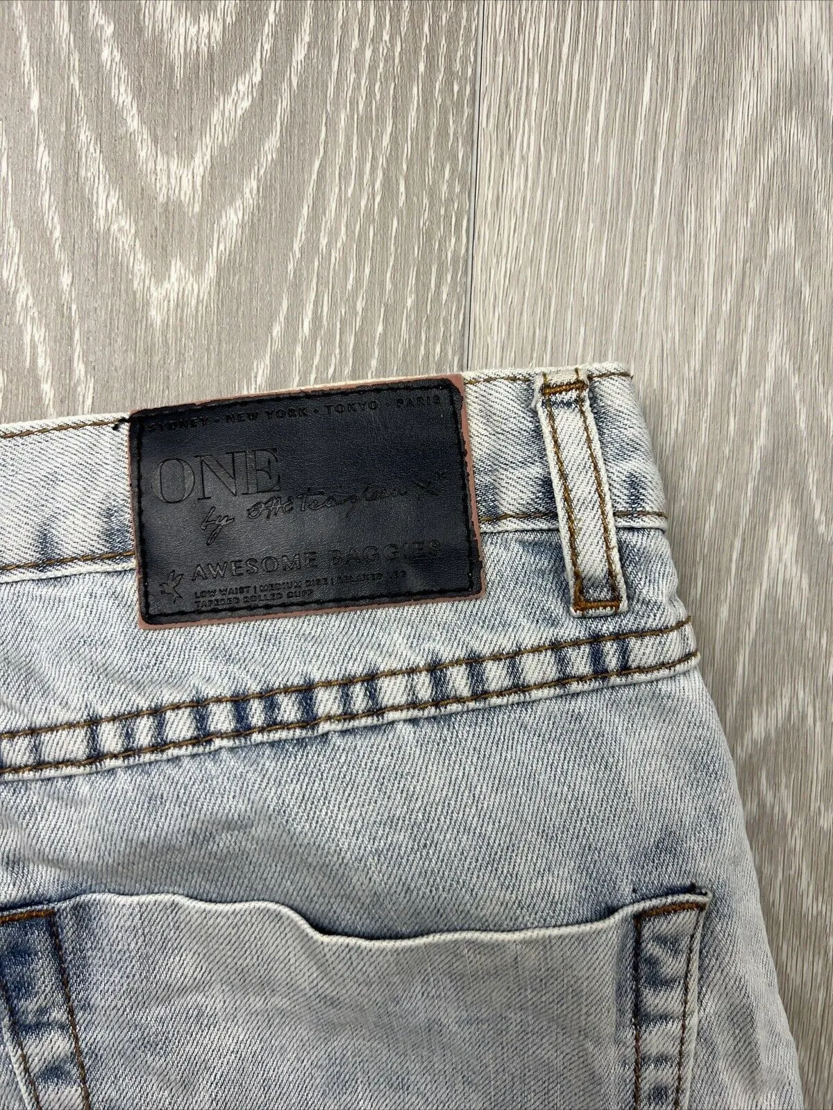 One Teaspoon Womens Distressed Denim Jeans Size 26