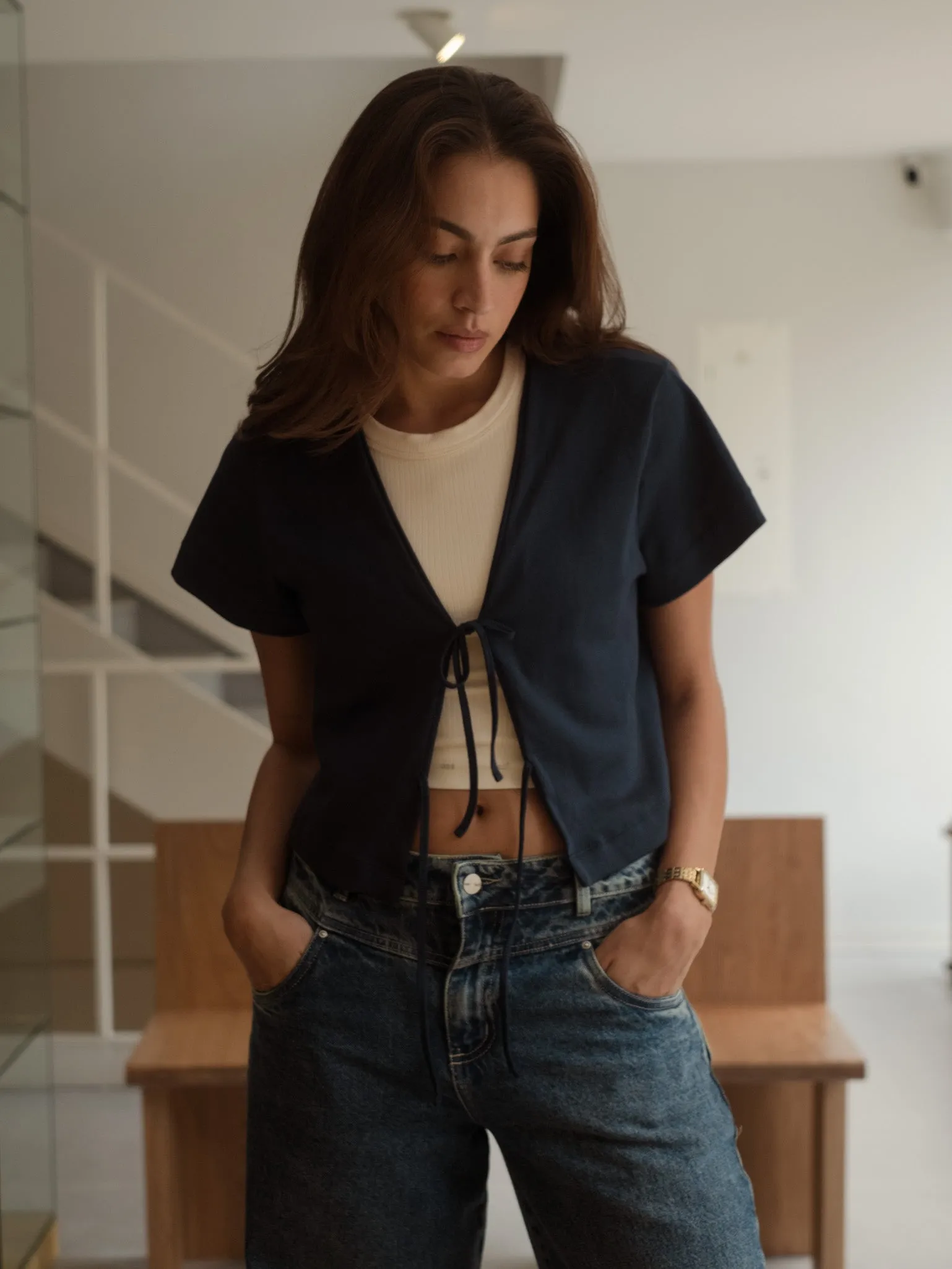 OPEN LIGHT TOP  - CORE BLUE