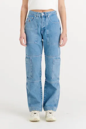 Organic Combat Jean Light Blue