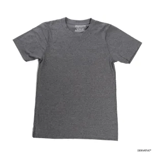 Organic Cotton & Recycled Polyester T-Shirts - Heather Grey