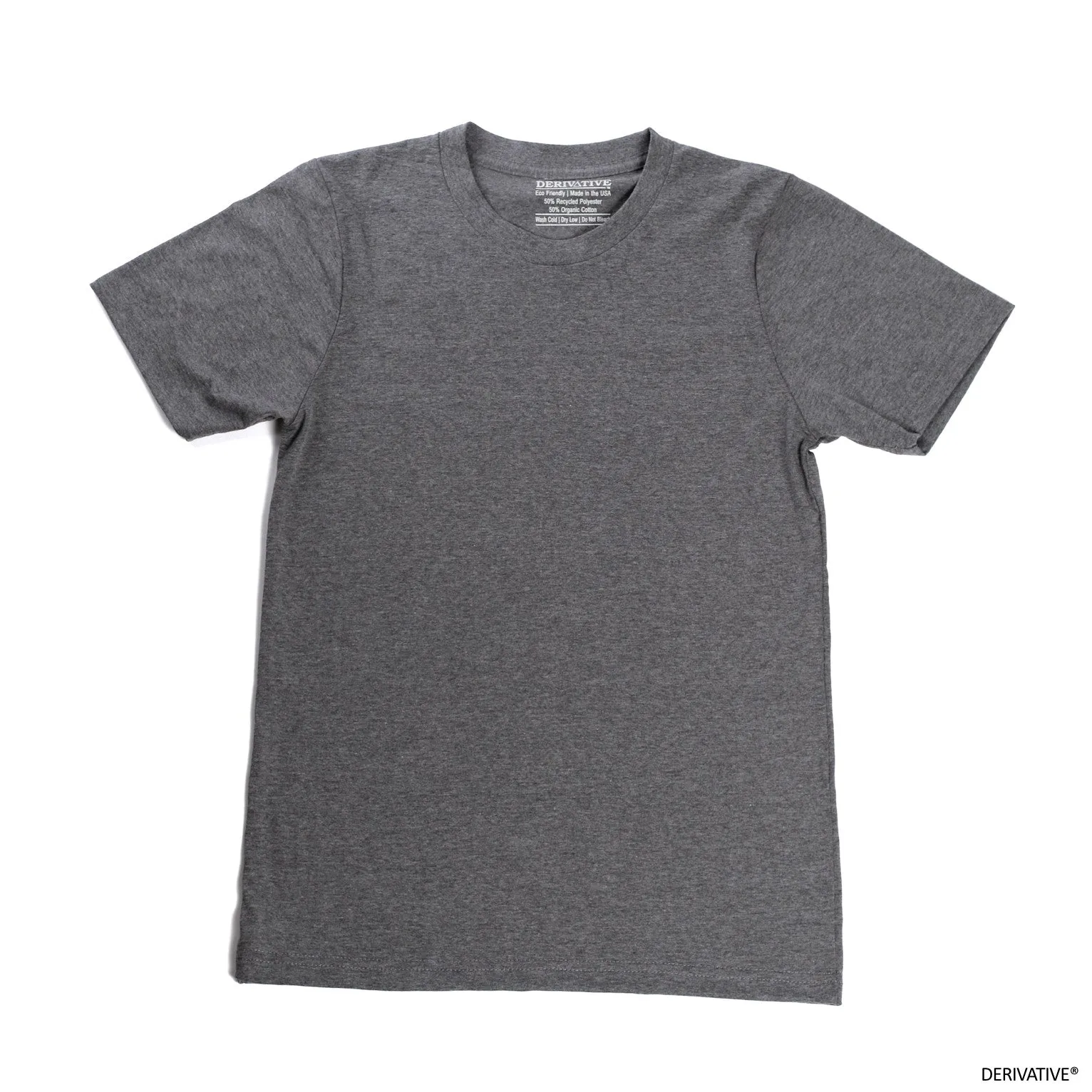 Organic Cotton & Recycled Polyester T-Shirts - Heather Grey
