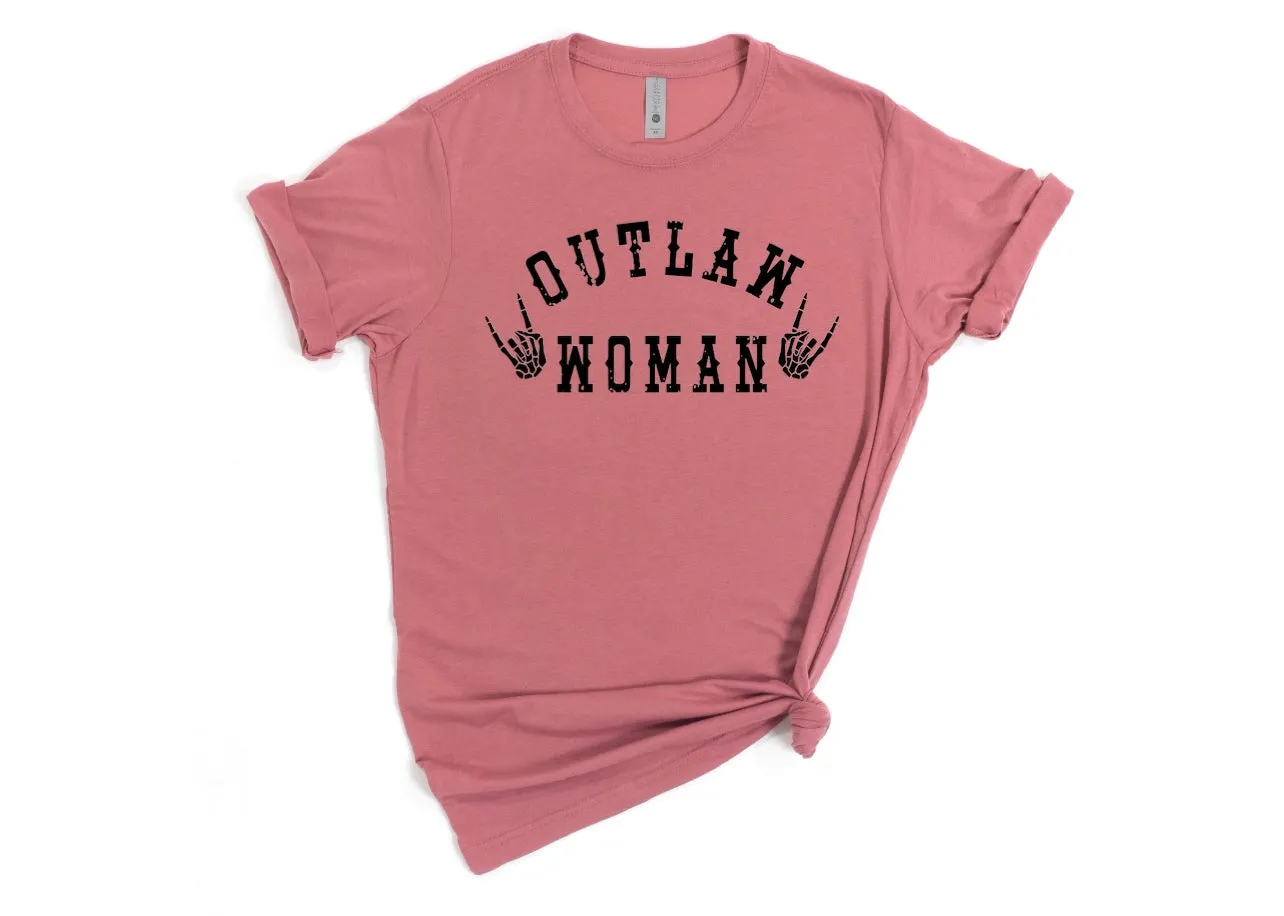 Outlaw Woman Western T-Shirt