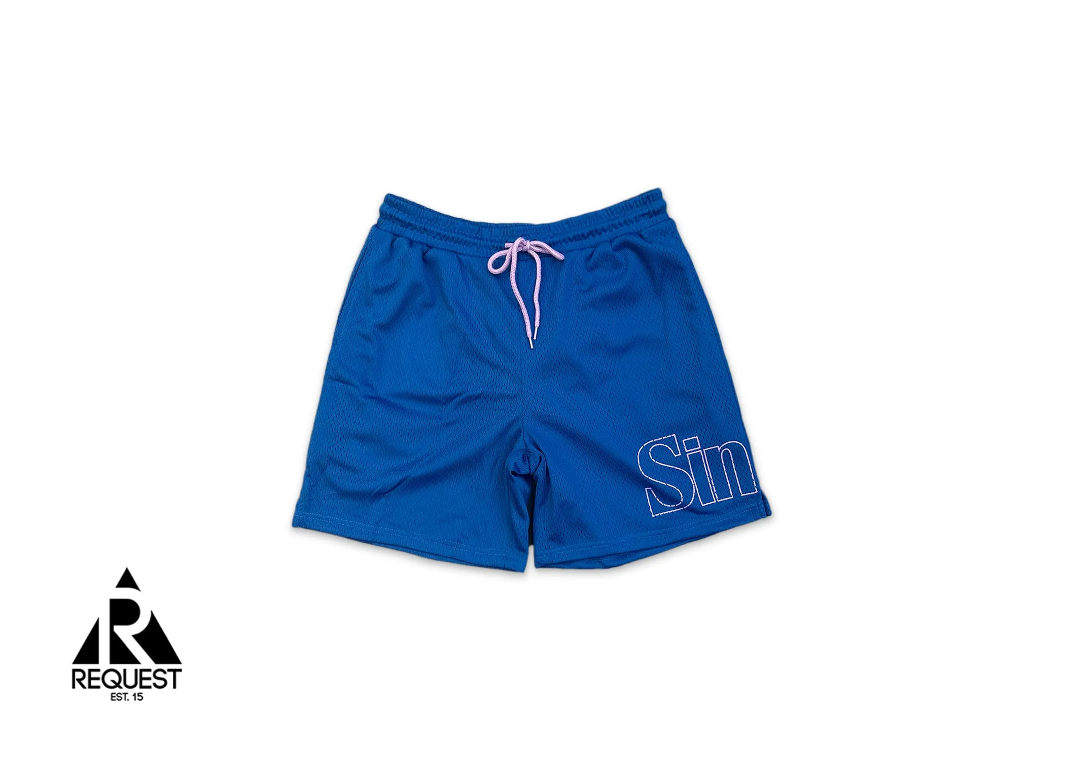 Outline Mesh Shorts "Navy"