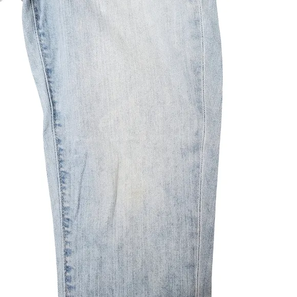 Paige Jeans Denim Jimmy Jimmy Crop Light Wash Boho Western Coastal Cowgirl Sz 26
