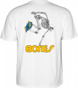Powell Peralta - Skateboarding Skeleton Tee White