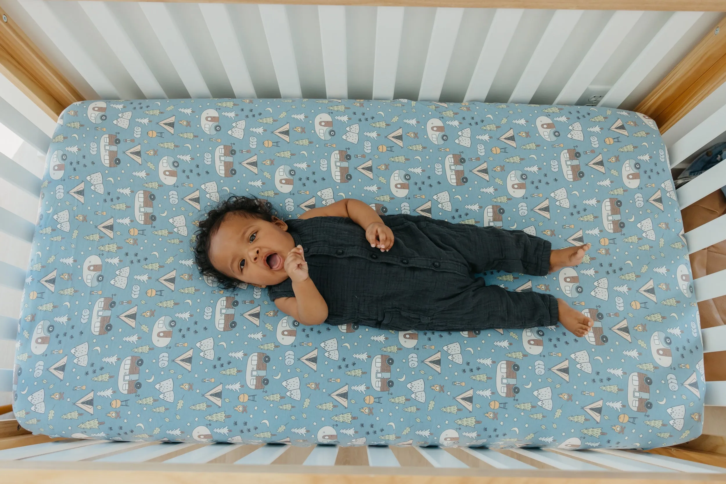 Premium Knit Fitted Crib Sheet - Bridger