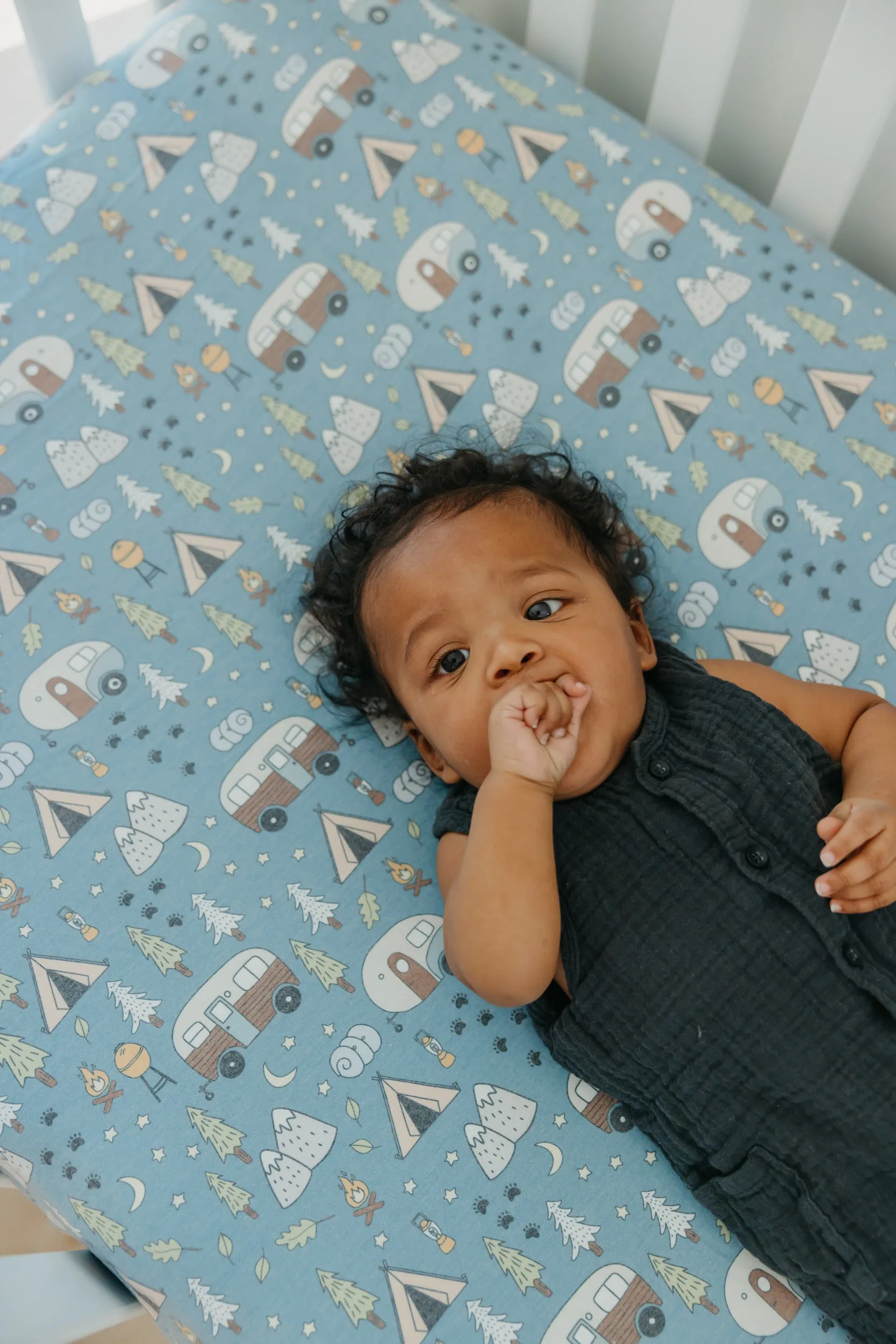 Premium Knit Fitted Crib Sheet - Bridger