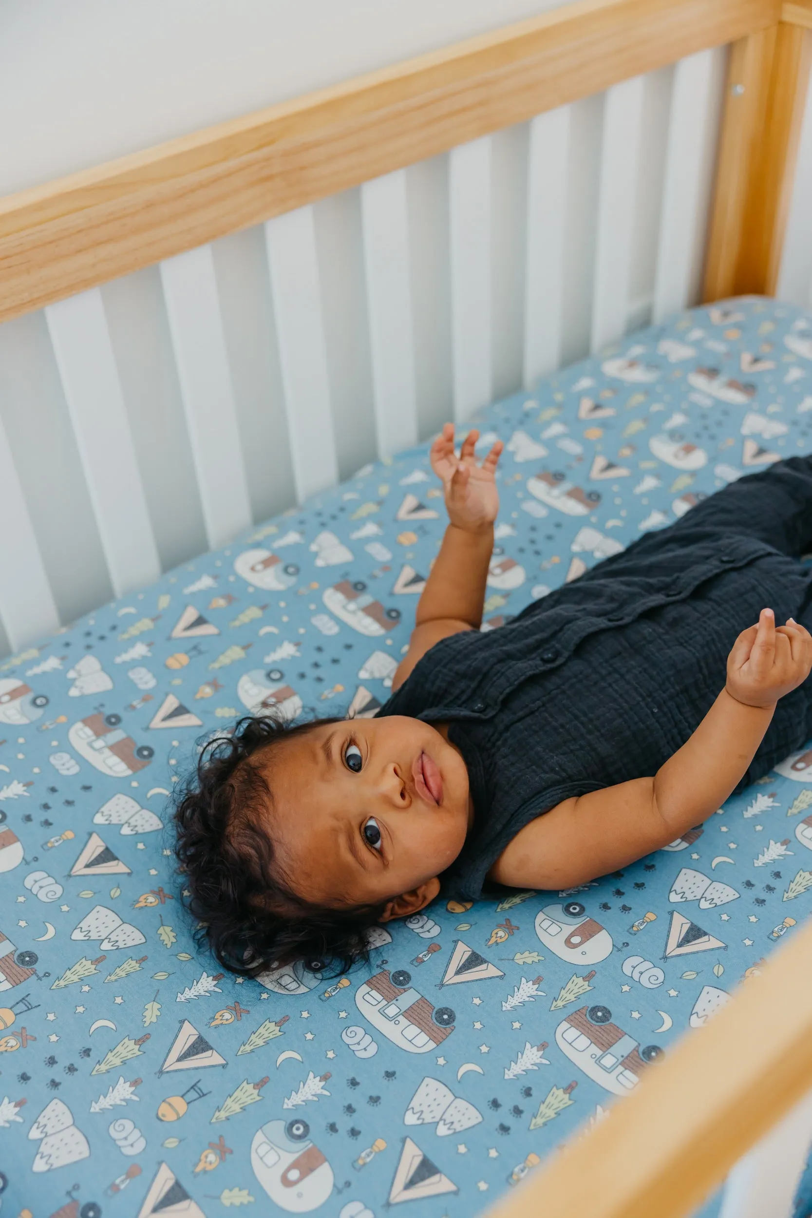 Premium Knit Fitted Crib Sheet - Bridger