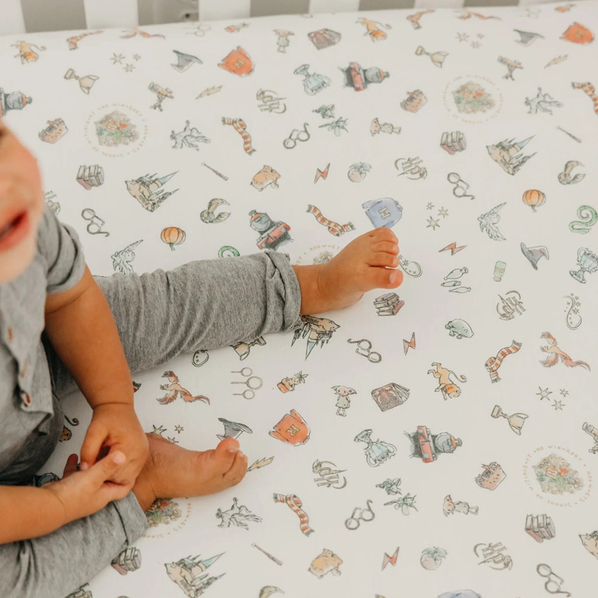 Premium Knit Fitted Crib Sheet - Wizarding World™