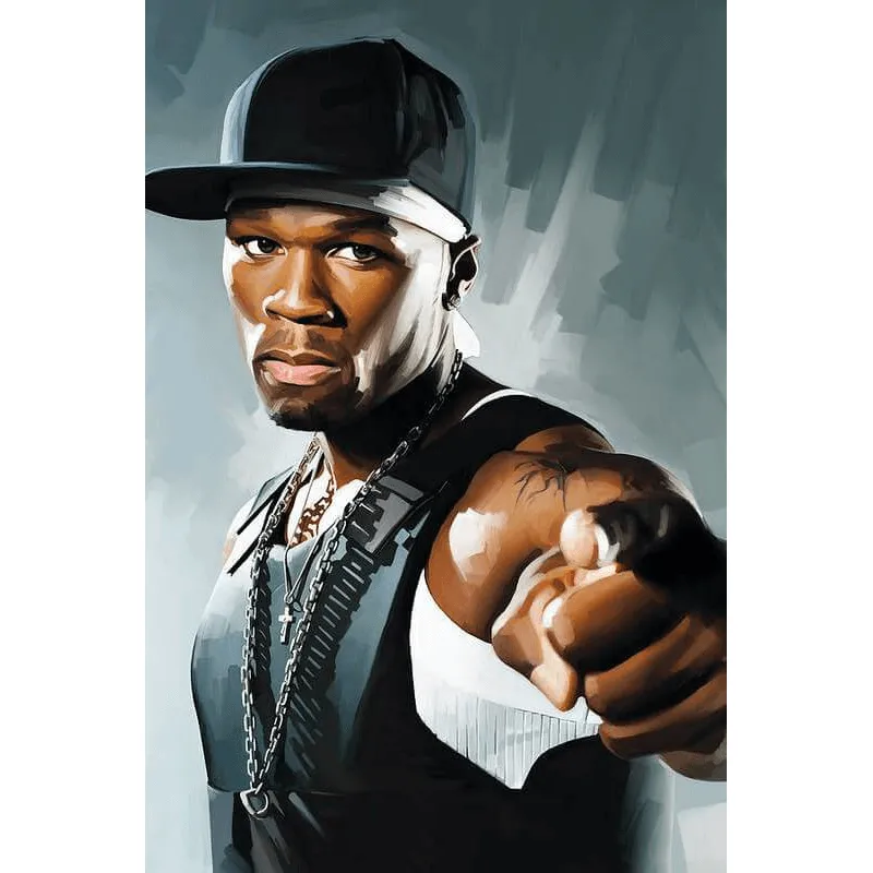 Pro Club Rapper 50 cent Digital printed Tee